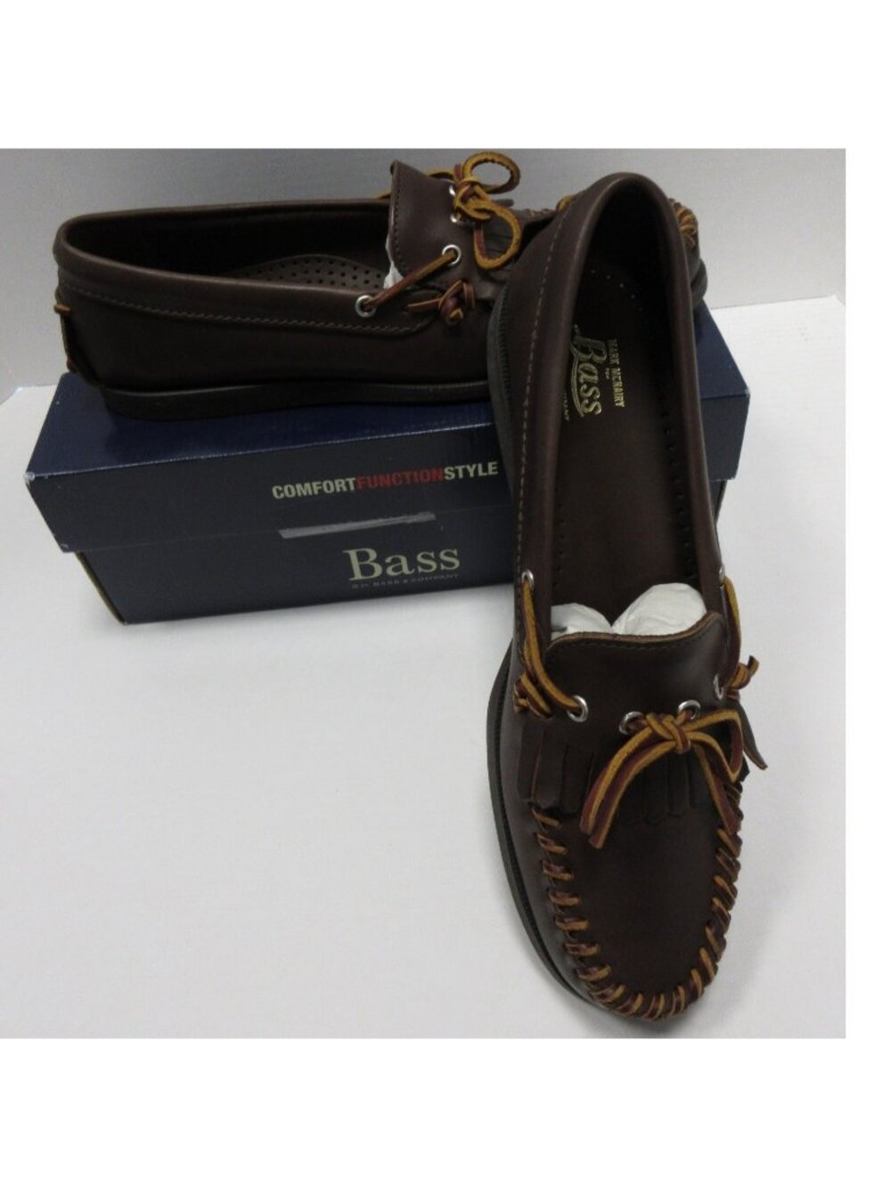 Mark McNairy GH Bass Shoes 11 D Loafer Leather Kiltie Moccasin NEW